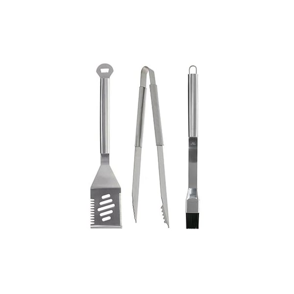 Mr Bar B Q Products GZ 3PC SS BBQ Tool Set 00389TVN Zoro